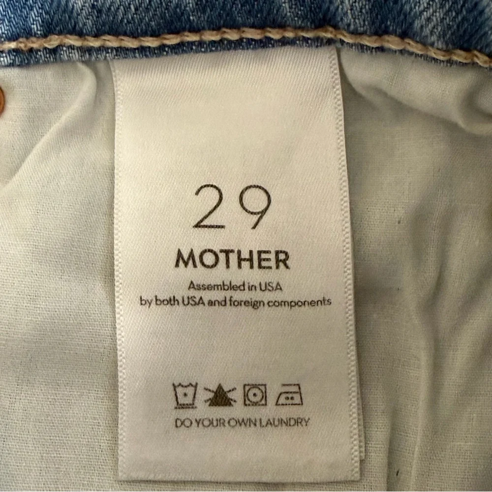 NWT MOTHER The Doozy High-Rise Flare Jeans Women's 29 Blue Let's Get It Together - Picture 11 of 16